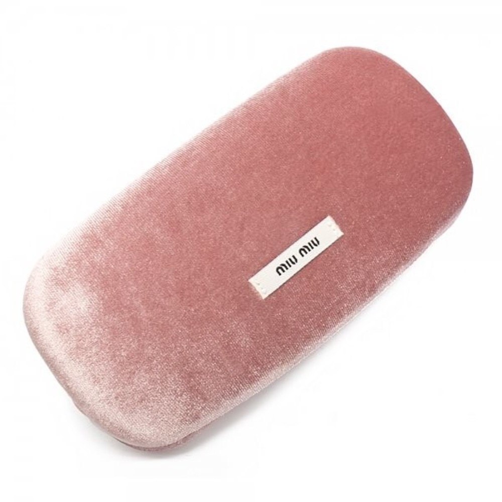 Miu Miu Pink Velour Sunglasses case
